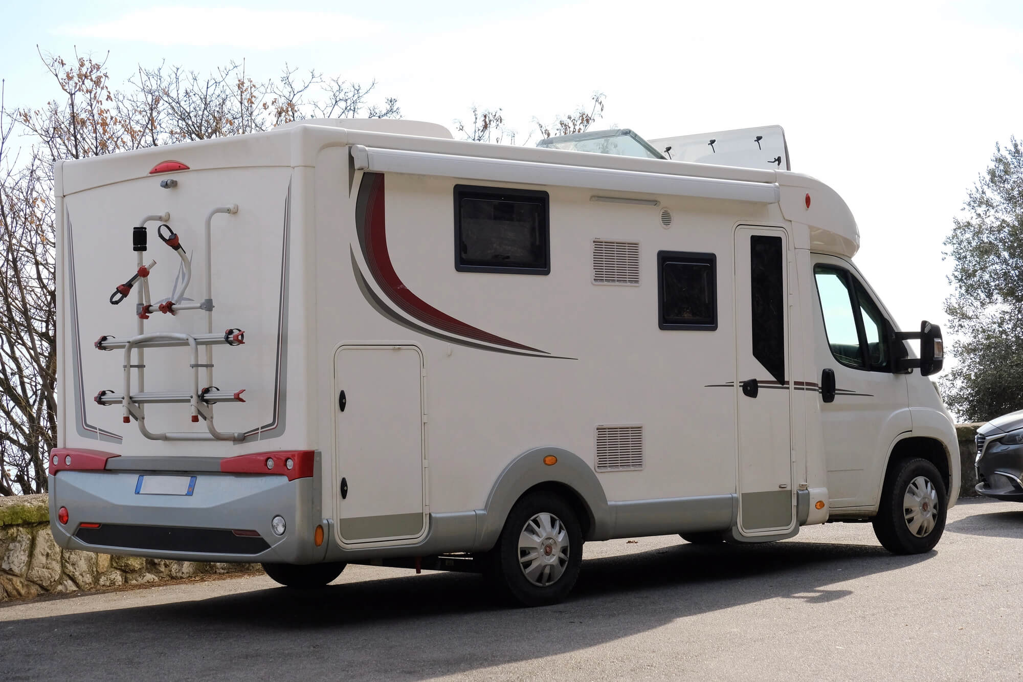 caravan window tint job